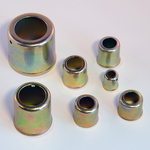 Deep-drawn steel crimp ferrules
