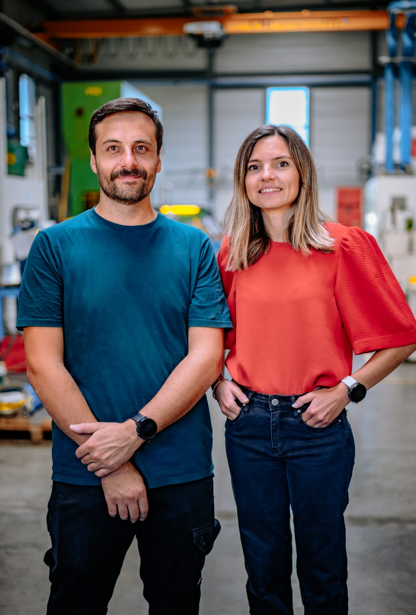 Emprotec’s managers in the workshop
