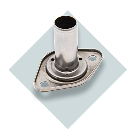 Tube guide pour butée d’embrayage en acier embouti